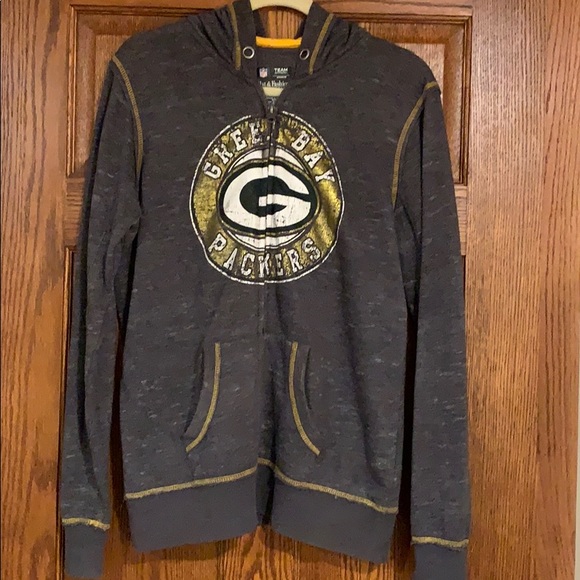 NFL Team Apparel Jackets & Blazers - Green Bay Packers Lightweight Zip-Up Hoodie NFL Team Apparel Jackets & Blazers - Green Bay Packers Lightweight Zip-Up Hoodie